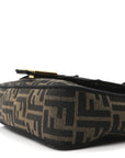 Fabric Jacquard FF 1974 Medium Baguette Tobacco Moro Black