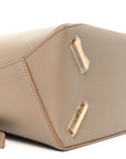 Calfskin Large Puzzle Edge Bag Sand