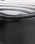 Calfskin Matelasse Monogram Monochrome Lou Camera Bag Black