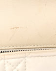 Lambskin Macrocannage Small D1OR Caro Bag Ivory