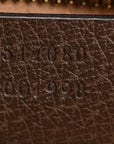 GG Supreme Monogram Web Small Ophidia Shoulder Bag Brown
