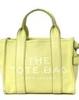 Grained Calfskin Small The Tote Bag Limoncello