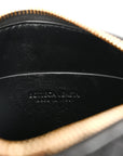 Calfskin Intrecciato Small Loop Top Handle Black