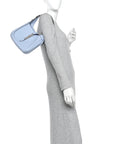 Grained Calfskin Web Medium Jackie 1961 Hobo Light Blue