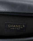 Calfskin Quilted New Medium Boy Flap Black