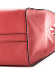 Saffiano Soft Calfskin Large Tote Fuoco