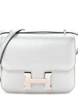 Metallic Chevre Chamkilight Constance 18 Argent