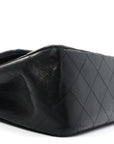 Lambskin Quilted Jumbo Double Flap So Black