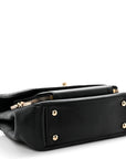 Caviar Quilted Medium Business Affinity Flap Black