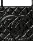 Patent Medallion Tote Black