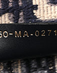 Oblique Large Book Tote Blue Multicolor