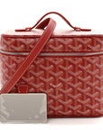 Goyardine Muse Vanity Case Red