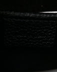 Drummed Calfskin Nano Luggage Black