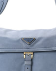 Nappa Medium Explore Shoulder Bag Aviation Blue