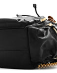 Nylon Medium Rucksack Backpack Black