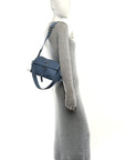 Nappa Medium Explore Shoulder Bag Aviation Blue