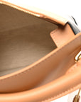 Calfskin Small Puzzle Edge Bag Warm Desert Black