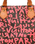 Monogram Graffiti Speedy 30 Fuchsia