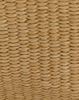 Raffia Linen Calfskin Rive Gauche Tote Naturale Black
