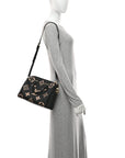 Empreinte Monogram Giant Speedy Bandouliere 25 Black Beige
