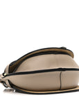 Calfskin Jacquard Mini Gate Dual Bag Clay