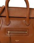 Supple Shiny Lambskin Little New Luggage Soft Tan