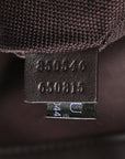 GG Supreme Monogram Large Beatrix Tote Dark Brown