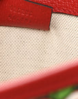 GG Supreme Monogram Apple Interlocking G Belt Bag Beige Multicolor Lobster Red