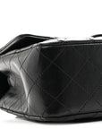 Lambskin Quilted Mini Rectangular Flap Black