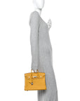 Togo Birkin 25 Jaune Ambre