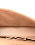 Lambskin Quilted Small Double Flap Beige