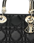 Lambskin Cannage The Lady 95.22 Black