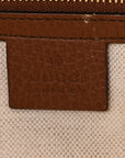 New Denim GG Monogram Medium Ophidia Shopping Tote Blue Tea Cuir