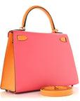 Epsom Horseshoe Kelly Sellier 28 Rose Azalee Jaune D'or