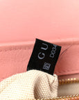 Azalea Calfskin Enamel Matelasse Diagonal Small Torchon GG Marmont Shoulder Bag New Cherry Red Wild Rose