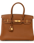 Togo Birkin 30 Gold