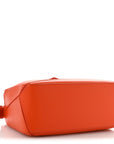 Satin Calfskin Small Puzzle Bag Orange
