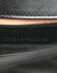 Calfskin Matelasse Monochrome GG Marmont Chain Mini Belt Bag Black