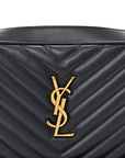Calfskin Matelasse Monogram Lou Camera Bag Navy