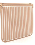 Calfskin Neverfull Inside Out MM Pochette Dune Hazelnut