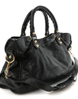Agneau Giant 12 Gold Hardware City Black