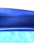 Metallic Patent Crystal D1ORaddict Flap Bag Blue