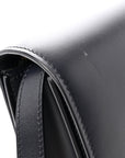 Box Calfskin Medium Classic Box Flap Bag Navy