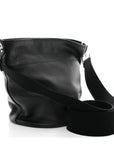 Vitello Daino Bucket Bag Black