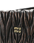 Nappa Matelasse Pouch Sabbia Caffe