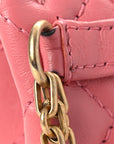 Aged Calfskin Quilted 2.55 Reissue Flap Belt Bag Pink