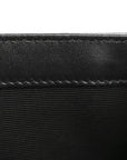 Calfskin Medium Heart Bolts Monogram Kate Satchel Black