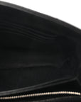 Calfskin Y Quilted Monogram Toy Loulou Crossbody Bag Black