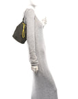 Canvas Gabardine Bucket Bag Oliva Giallo