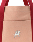 H Canvas Cabriole Nappy Bag Terracotta